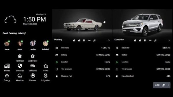 Smart Home Tablet Dashboard with Home Assistant