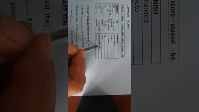 Past tense exercise смотреть онлайн