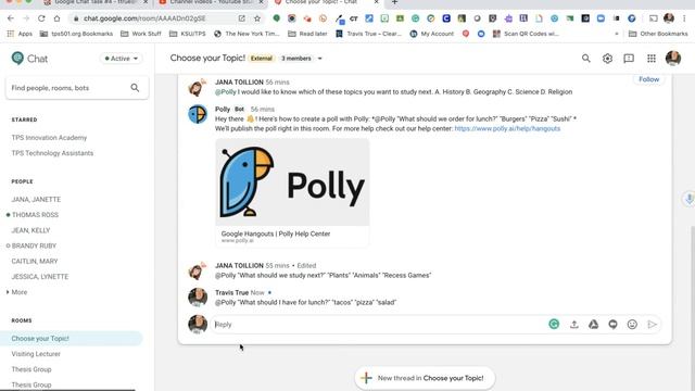 Google Chat - Getting the Polly bot to work смотреть онлайн