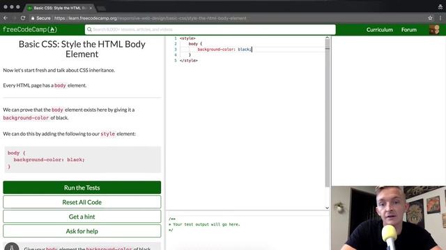 Basic CSS - Style the HTML Body Element - freeCodeCamp смотреть онлайн