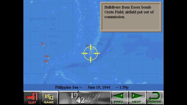 1942 Pacific Air War Gold - Battle of Philippine Sea смотреть онлайн
