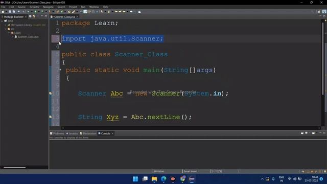 Java Scanner Class Use and Print The Java statement | Java user input From User смотреть онлайн