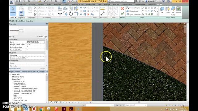 Revit Creating Mulch Area