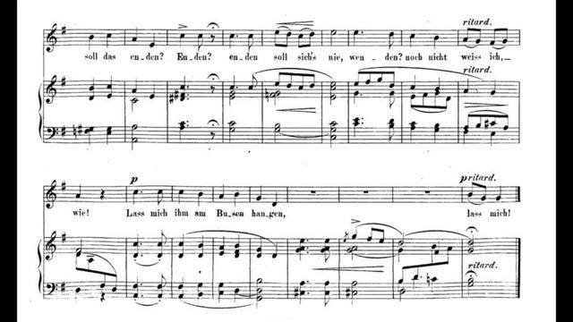 Lieder Der Braut II - Myrthen (R. Schumann) G Major Piano Accompaniment - Karaoke