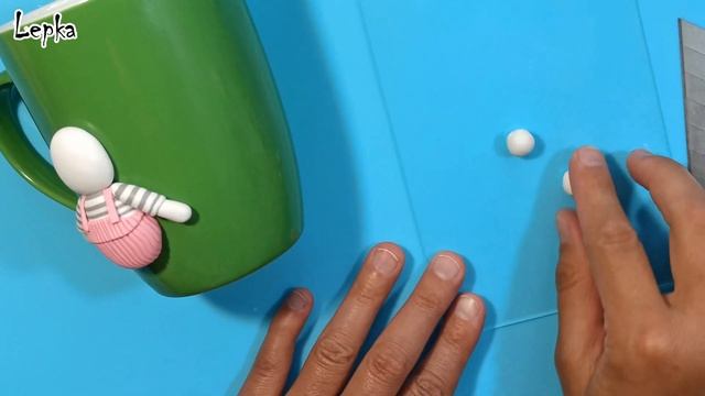 Как слепить кролика из полимерной глины на кружке смотреть онлайн