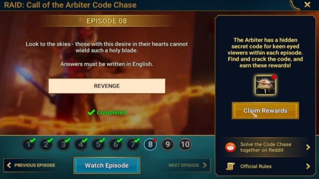 RAID: Shadow Legends | Call of the Arbiter Episode 8 | Alure Promo Code смотреть онлайн