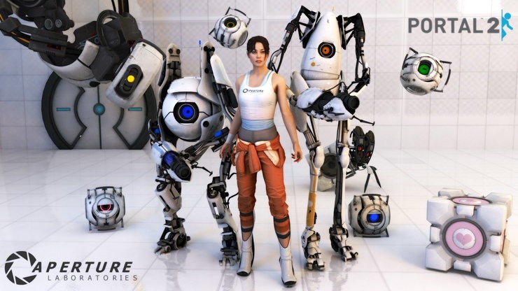 Играем в Portal 2! (Часть 1)