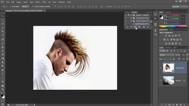 photoshop action free download - double exposure photoshop action tutorial смотреть онлайн