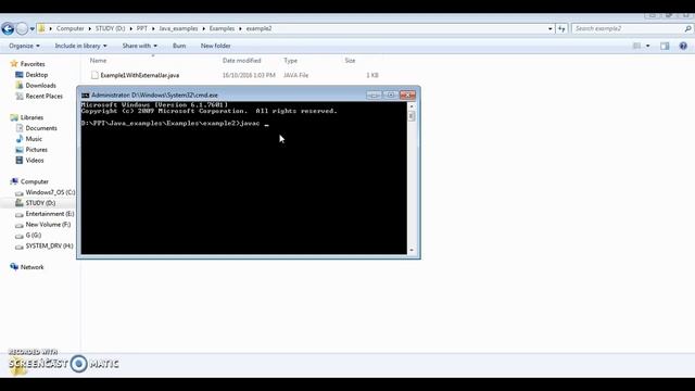 How to compile run java program from command prompt.. смотреть онлайн