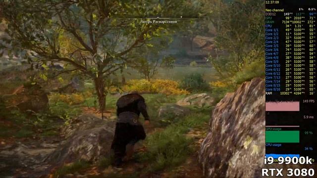 Ryzen 9 5950x with RTX 3090 vs i9 9900k with RTX 3080 - Assassin's Creed Valhalla - 1080p смотреть онлайн