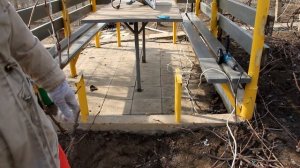 Начинаю переделку беседки / Ломать - не строить :)