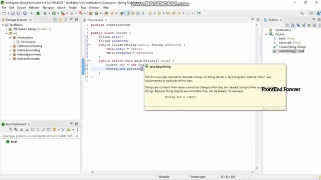 Constructor In Java | Java Spring Boot Tutorial For Beginners | смотреть онлайн