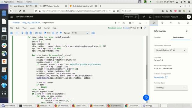 Build a trading bot with Deep Reinforcement Learning using Ray and RLlib смотреть онлайн