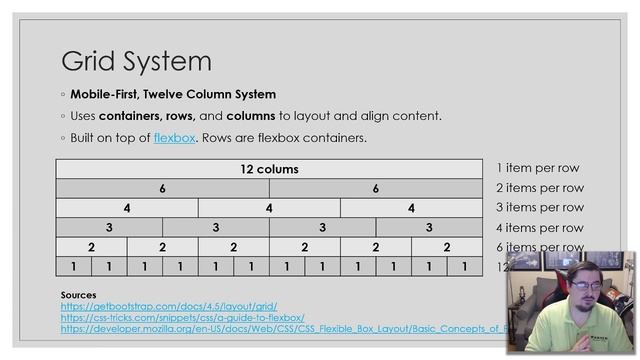 Bootstrap Grid System v4.5 смотреть онлайн