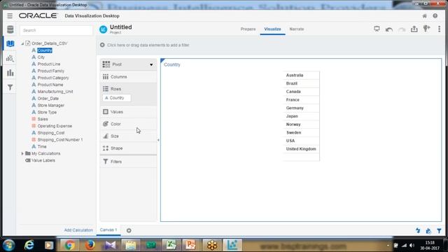 Oracle Data Visualizer OBIEE Desktop Client смотреть онлайн