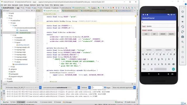 Android Coding 11 Use content provider for android смотреть онлайн