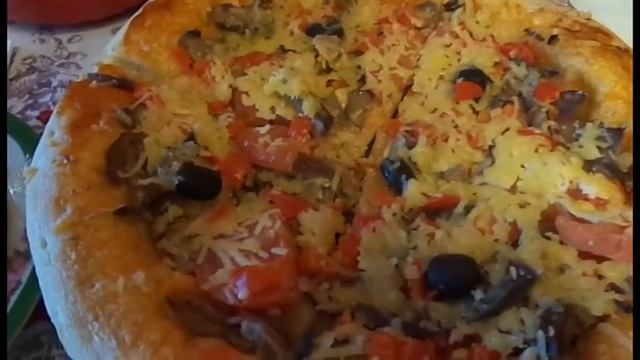 Пицца быстро и вкусно. Домашняя пицца. Быстрый и лёгкий рецепт смотреть онлайн