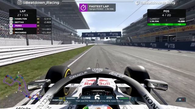 F1 2021 - Let's Make Pérez World Champion #14: 100% Race Russia | PS5 смотреть онлайн