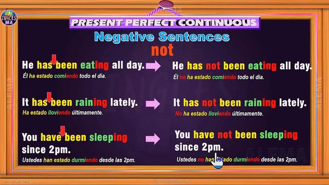 Presente Perfecto Continuo En Ingles | Oraciones Con Present Perfect Continuous | Lección # 36 смотреть онлайн
