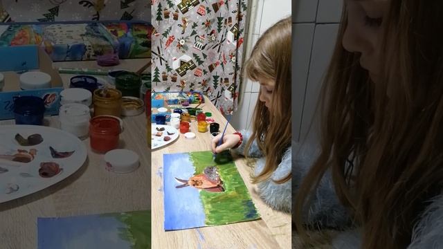 Олеся рисует лесных друзей! смотреть онлайн