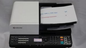 Монохромное МФУ Kyocera M2235dn - Цветное одностороннее сканирование, при 300 х 300 dpi