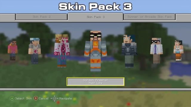 All Minecraft Xbox 360 Edition Skins and Skin Packs смотреть онлайн