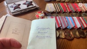 Награды украинского ветерана. Ордена и медали СССР