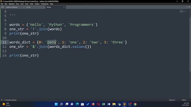How to Join Strings in an iterable in python смотреть онлайн