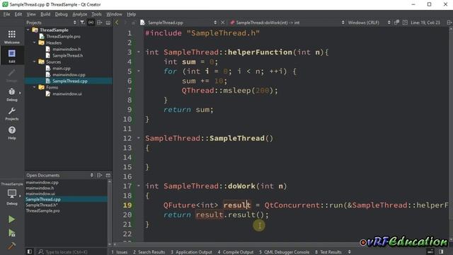 Threading in Qt: Get Result Back From a Thread смотреть онлайн