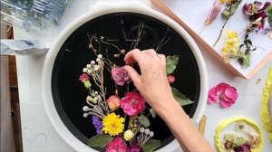 СТОЛЕШНИЦА В СТИЛЕ «ГОЛЛАНДСКОМ БУКЕТА» ИЗ ЭПОКСИДНОЙ СМОЛЫ STAR LIGHT.