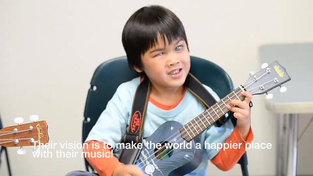 Dorothy & Nathan improvise Don't Worry Be Happy on their ukulele смотреть онлайн