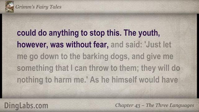 The Three Languages - Grimm's Fairy Tales by the Brothers Grimm - 43 смотреть онлайн
