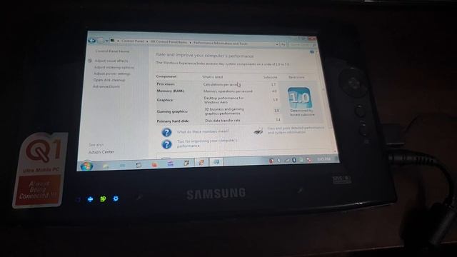 2006 Samsung Q1 Celeron 900 Mhz смотреть онлайн