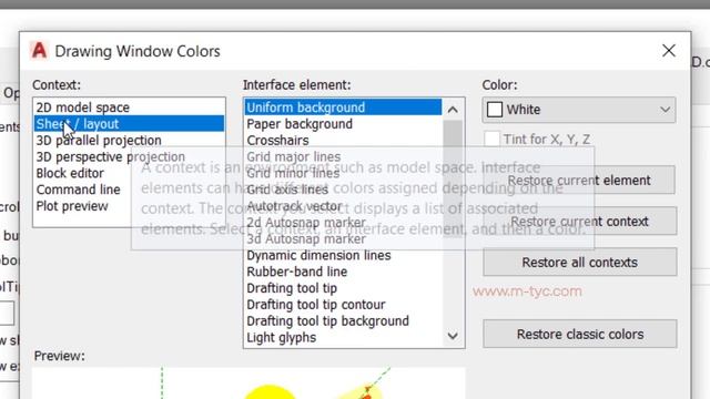 Cambiar el color de fondo de las hojas presentación (Layout) en AutoCAD смотреть онлайн