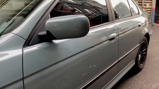 BMW E39 Full Wrap Gloss Grey смотреть онлайн