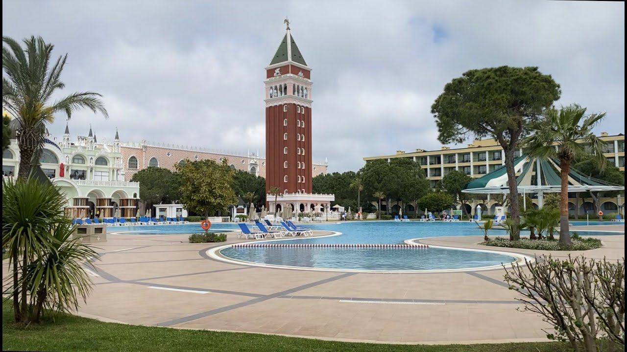 Venezia Palace Deluxe Resort Hotel 5*. Видеообзор отеля в Анталии смотреть онлайн