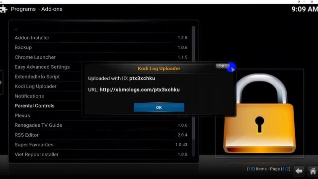 How to upload log of KODI for debug смотреть онлайн