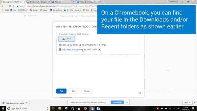 Downloading a Google Doc and Submitting to D2L Assignments Folder смотреть онлайн