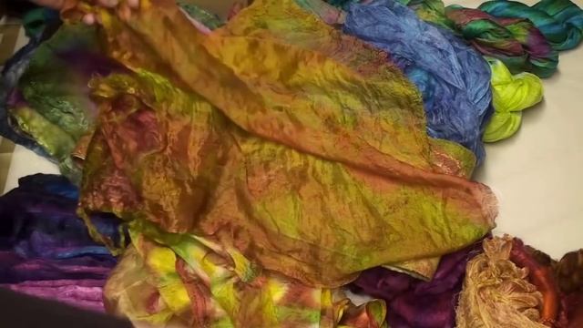 Зарисовка про шелк для валяния