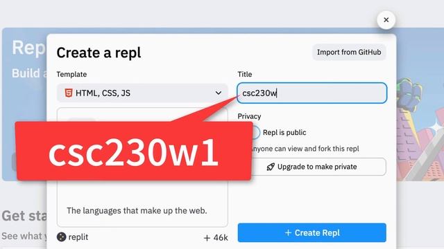 CSC230 Create Replit Account (Fall 2021) смотреть онлайн