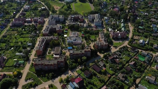 6. Pereslavl-Zalessky from a 500 feet height, Russia, part 5. Flying a drone DJI Mavic 2 Pro. смотреть онлайн