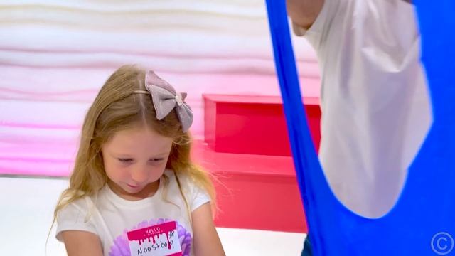 Nastya shares a recipe on how to make slime at home смотреть онлайн