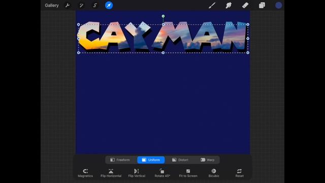 CLIPPING MASKS: Adding an image to text Tutorial смотреть онлайн