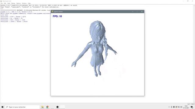 3D engine in Pygame смотреть онлайн