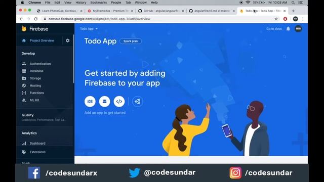 Ionic Firebase Tutorial - Getting Started - codesundar смотреть онлайн