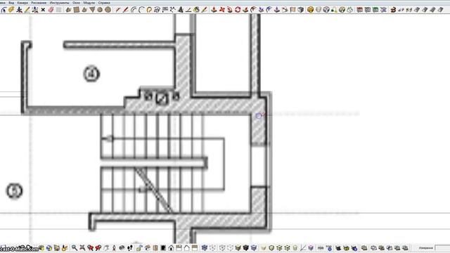 SketchUp Переводим чертёж из 2D в 3D модель ч 1 смотреть онлайн