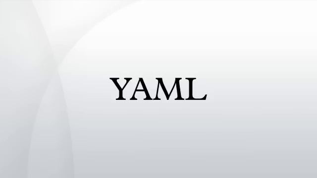 YAML смотреть онлайн