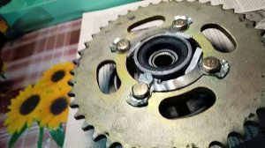 Замена штатных звёзд на мотоцикле, часть 2