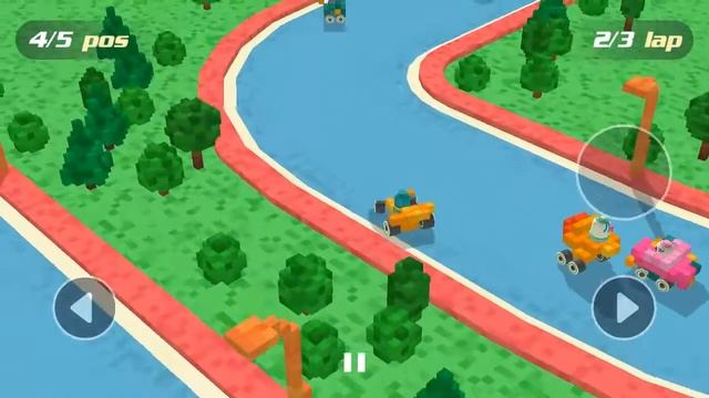 Blocky Racing - Gameplay Walkthrough - Part 1 (iOS, Android) смотреть онлайн