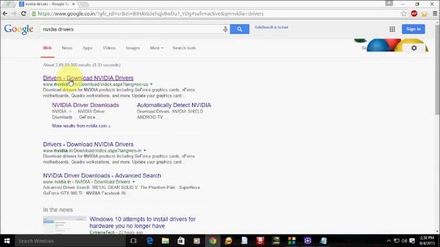 Windows 10 NVIDIA Display/Game error Solution смотреть онлайн